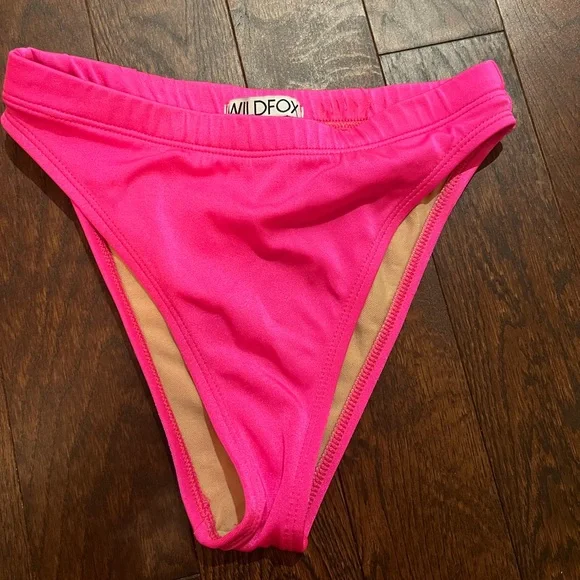 🌟HOST PICK🌟Wildfox Hot Pink Bathingsuit bottom - Picture 3 of 4